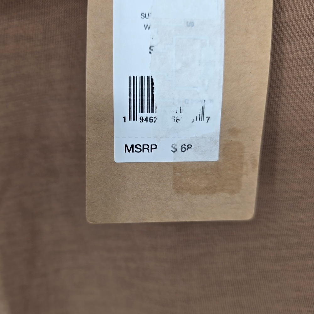 New Faherty T Shirt Mens Medium Sunwashed Brown Organic Cotton Outdoors Hiking - Picture 6 of 8